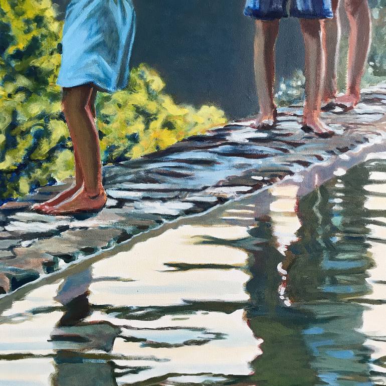 Original Figurative Children Painting by Antoine Renault