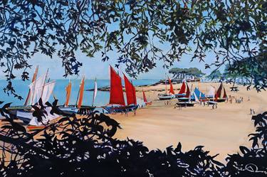 Print of Boat Paintings by Antoine Renault