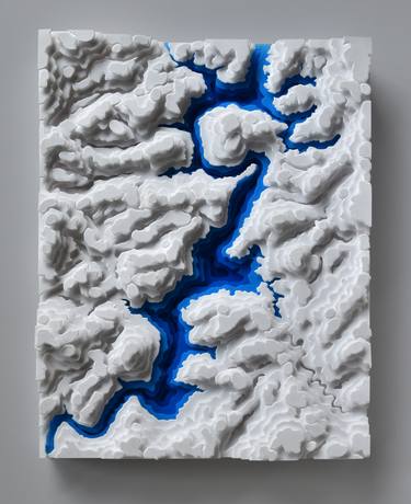 Original Landscape Sculpture by Olga Skorokhod