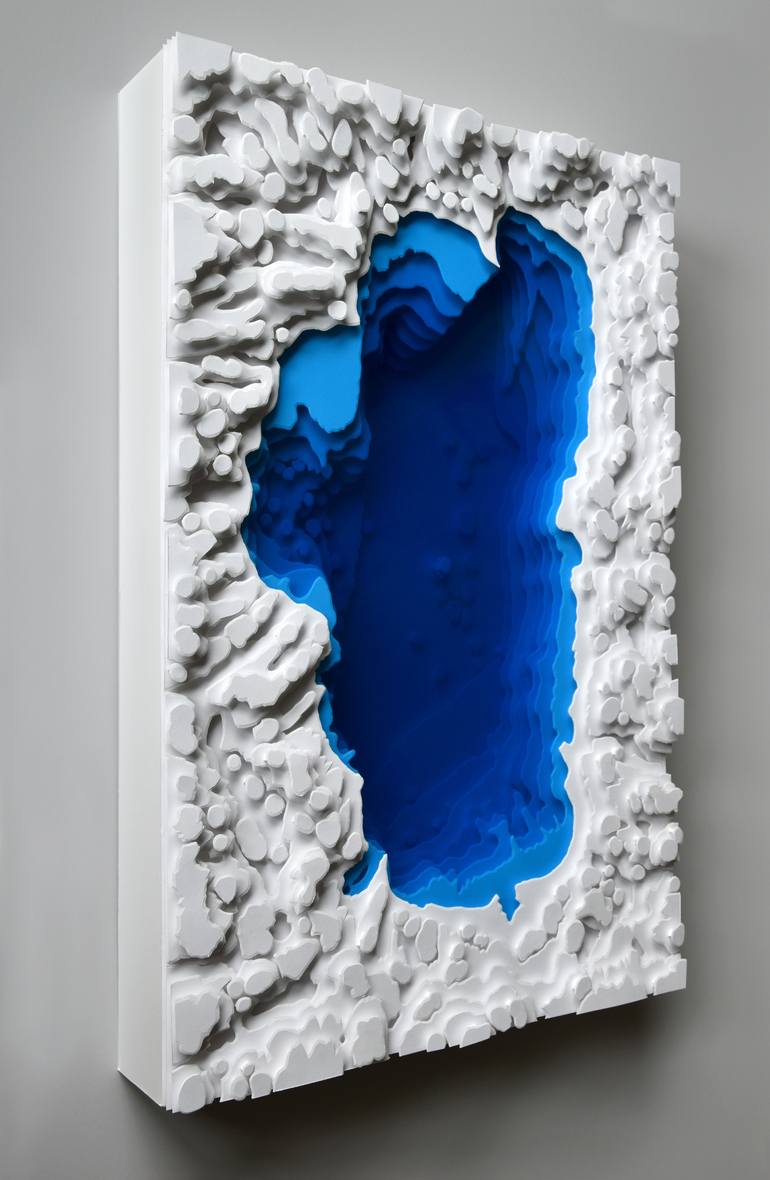 Original Abstract Landscape Sculpture by Olga Skorokhod