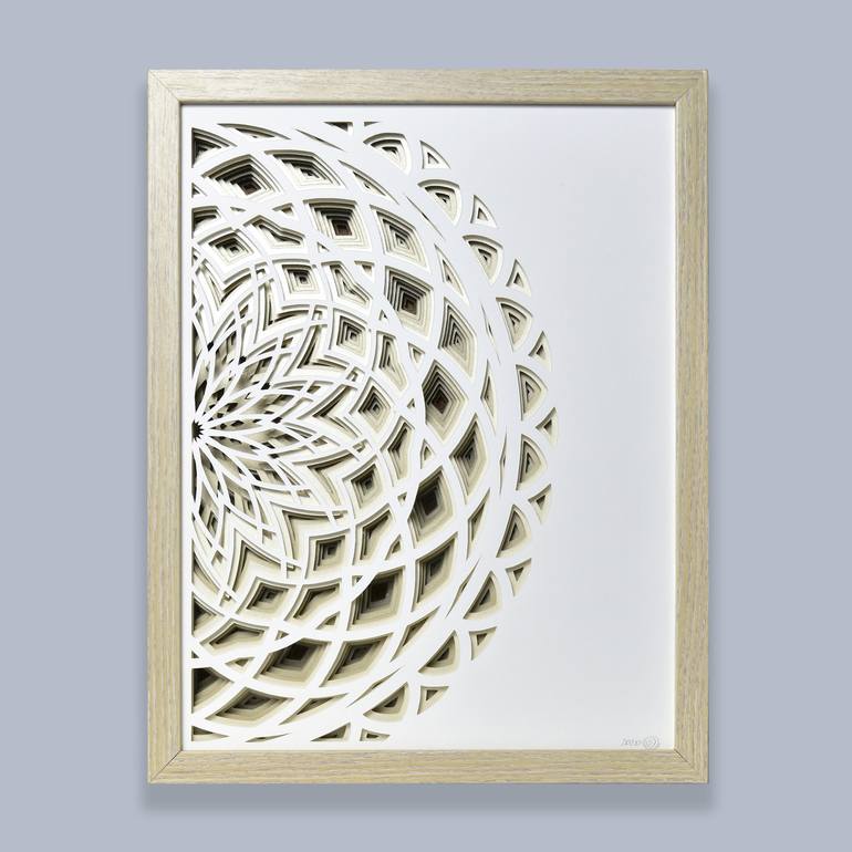 Original Abstract Geometric Sculpture by Olga Skorokhod