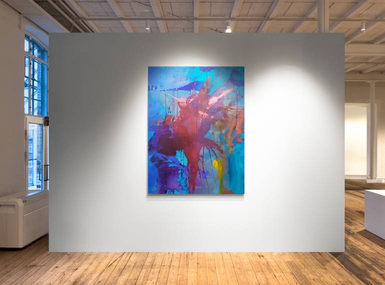 Original Abstract Expressionism Abstract Painting by Catherine Maddens