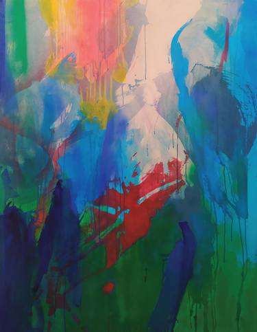 Original Abstract Expressionism Abstract Paintings by Catherine Maddens