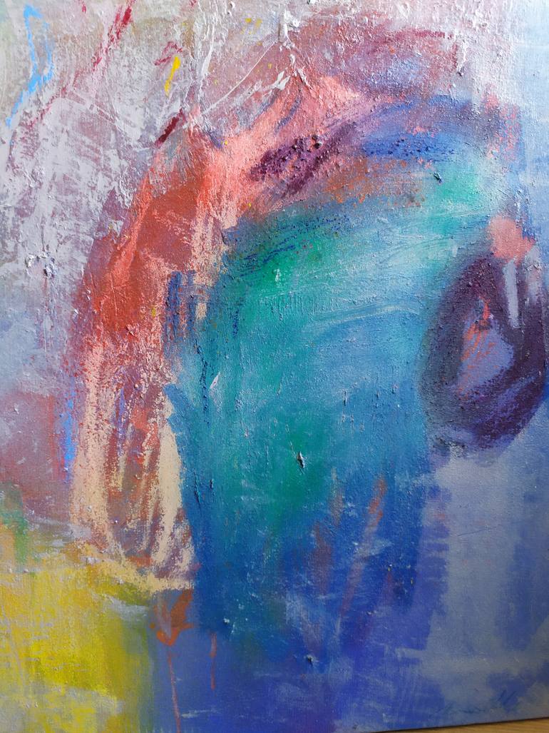 Original Abstract Expressionism Abstract Painting by Catherine Maddens