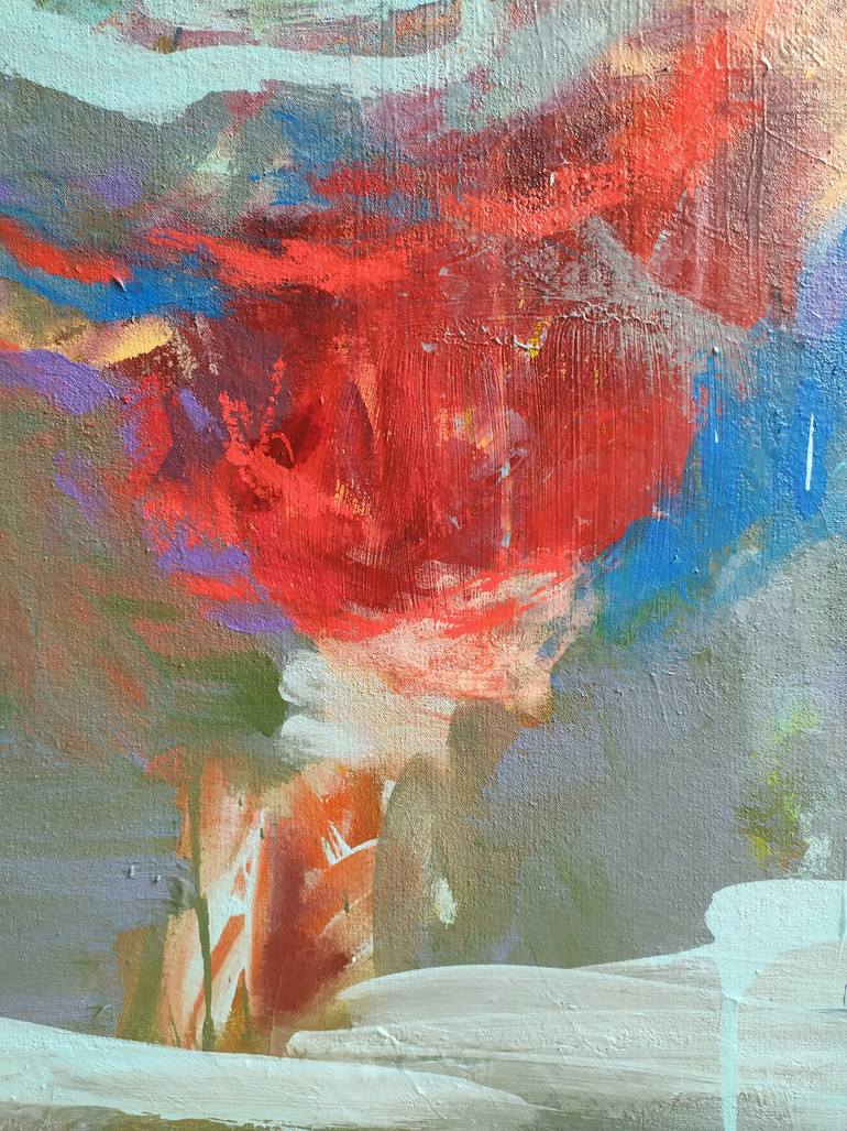 Original Abstract Expressionism Abstract Painting by Catherine Maddens