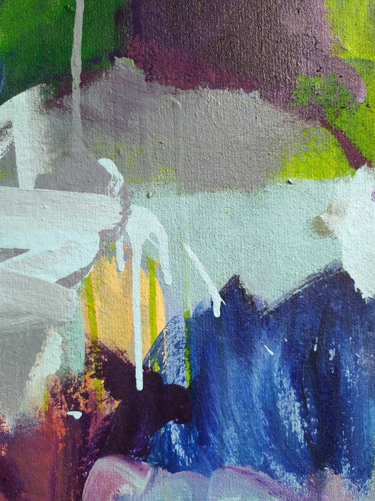 Original Abstract Expressionism Abstract Painting by Catherine Maddens