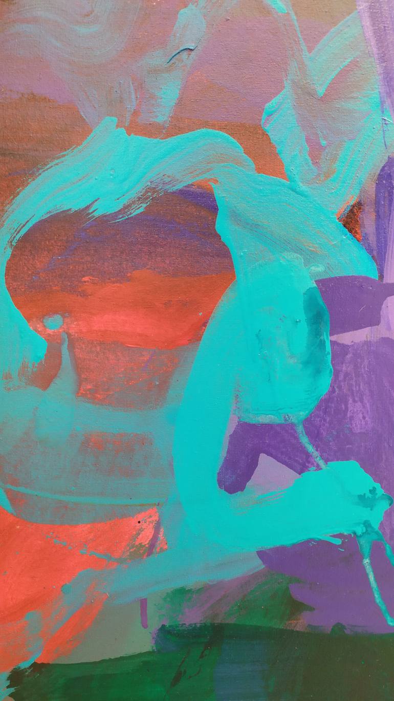 Original Abstract Expressionism Abstract Painting by Catherine Maddens