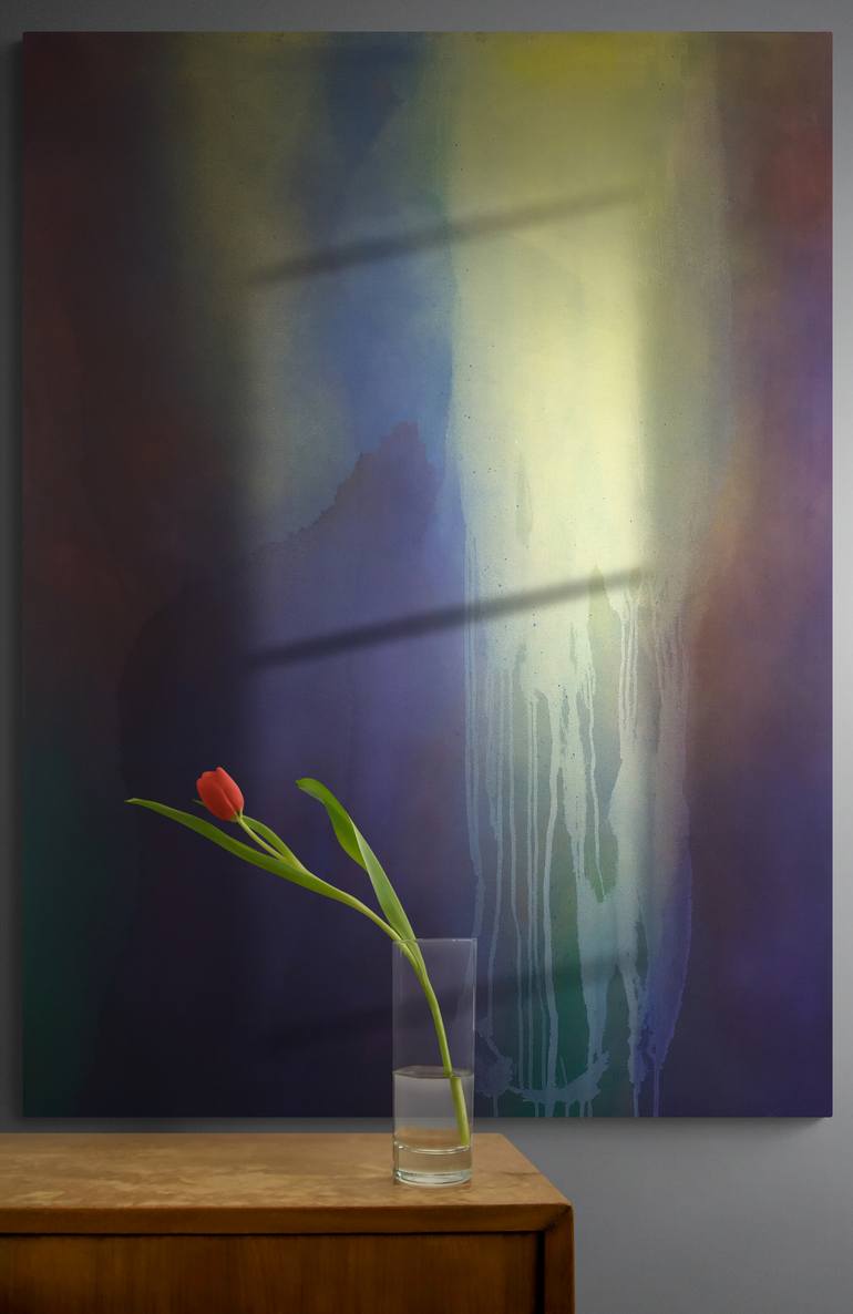 Original Color Field Painting Abstract Painting by Catherine Maddens