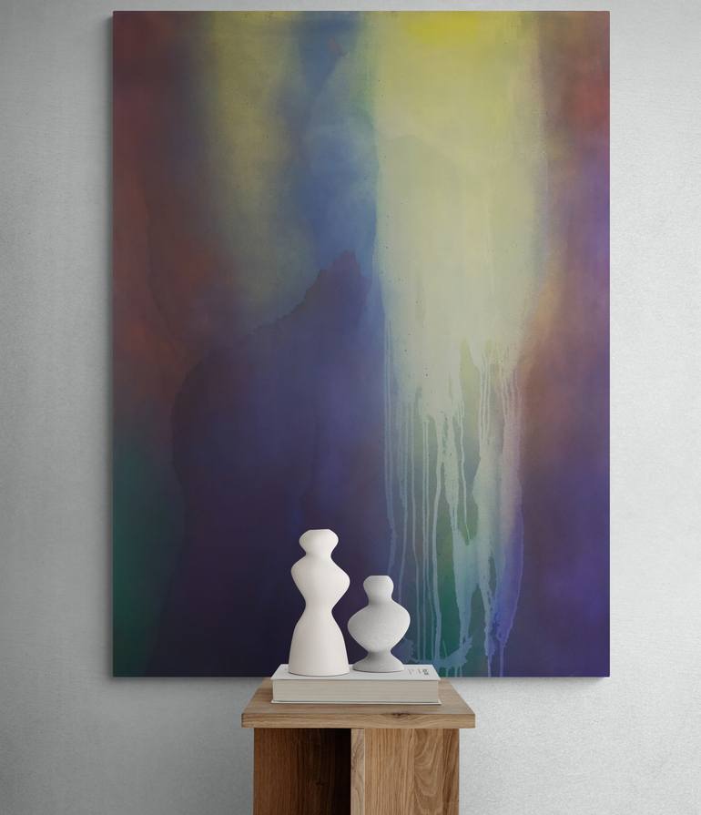 Original Color Field Painting Abstract Painting by Catherine Maddens