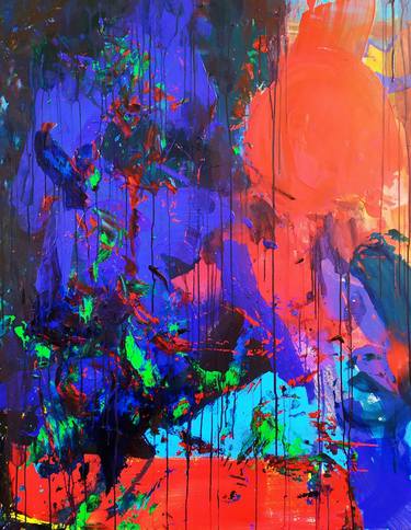 Original Abstract Expressionism Abstract Paintings by Catherine Maddens