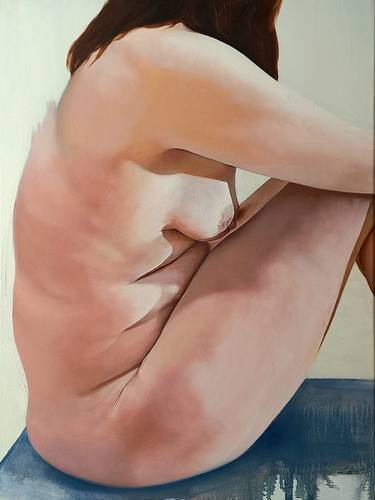 Original Nude Painting by Agnes Szikra