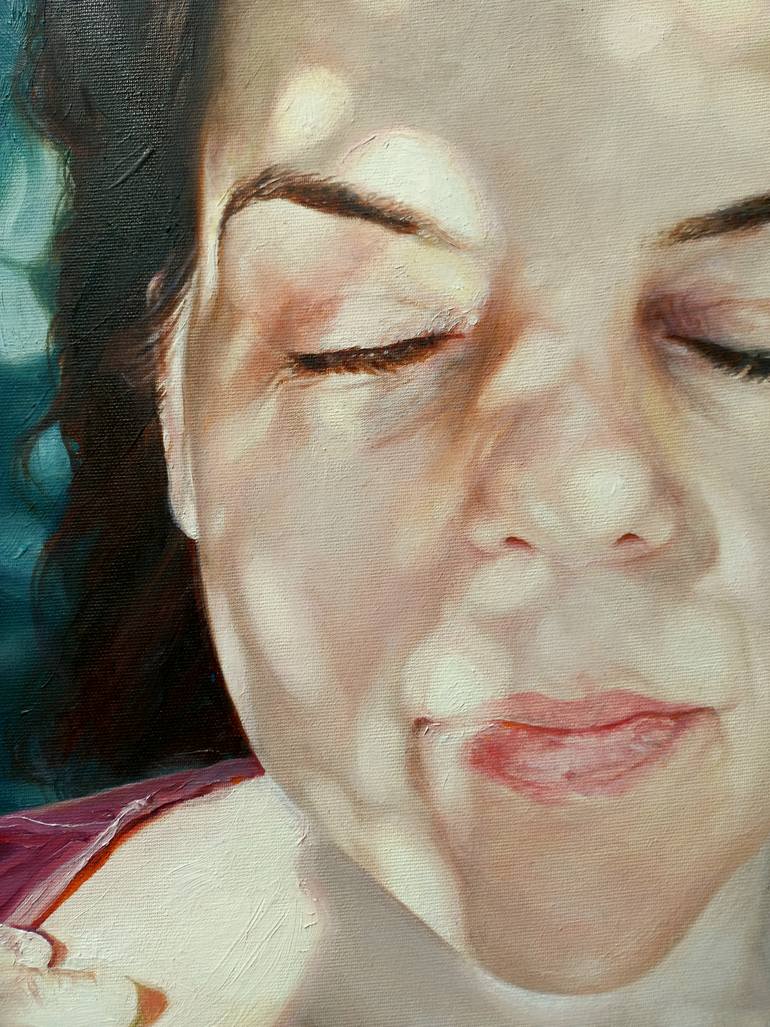 Original Figurative People Painting by Agnes Szikra