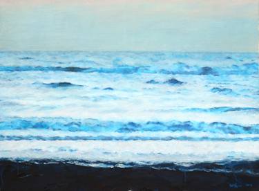 Original Impressionism Seascape Paintings by Agnes Szikra