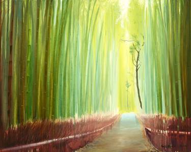 Saatchi Art Artist Agnes Szikra; Painting, “Bamboo forest” #art
