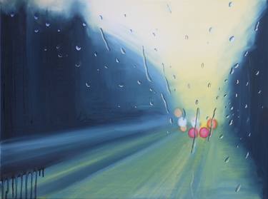 Saatchi Art Artist Agnes Szikra; Painting, “Rainy” #art