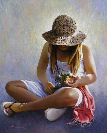 Print of Figurative Children Paintings by Jose Higuera