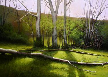 Original Realism Landscape Paintings by Jose Higuera