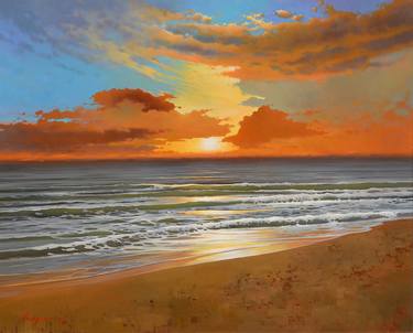 Original Realism Seascape Paintings by Jose Higuera