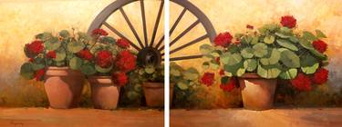 Original Floral Paintings by Jose Higuera