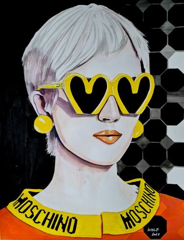 Print of Pop Art Fashion Drawings by Gigi And The Wolf