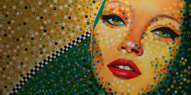 Original Impressionism People Paintings by Gigi And The Wolf