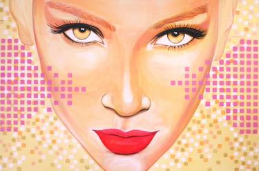 Original Pop Art Women Paintings by Gigi And The Wolf