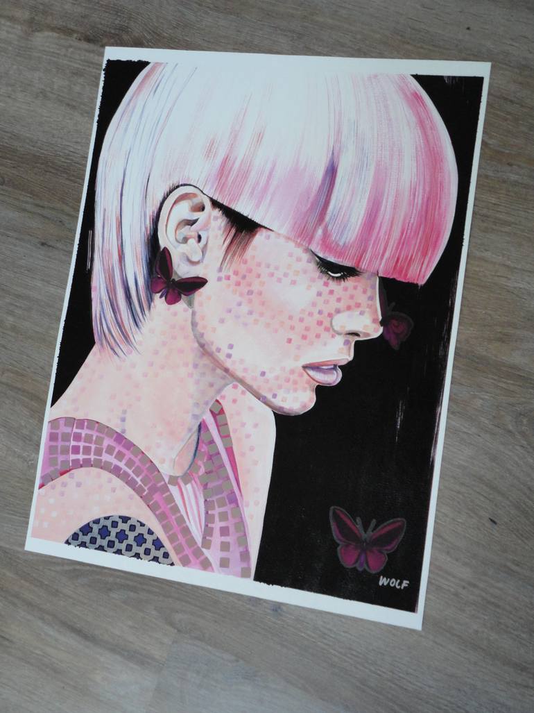 Original Illustration Women Collage by Gigi And The Wolf