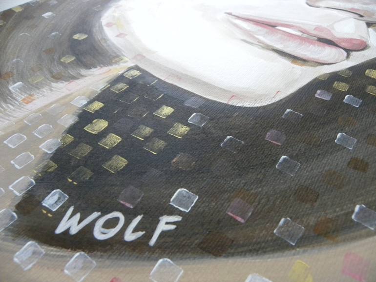 Original Portraiture Women Painting by Gigi And The Wolf