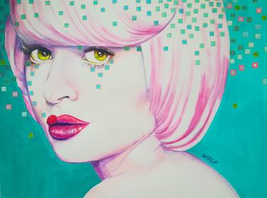 Original Popular culture Paintings by Gigi And The Wolf