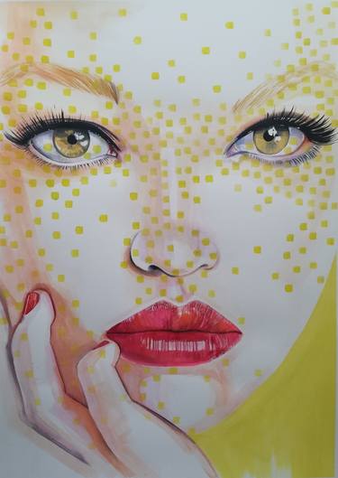 Original Pop Art Fashion Paintings by Gigi And The Wolf