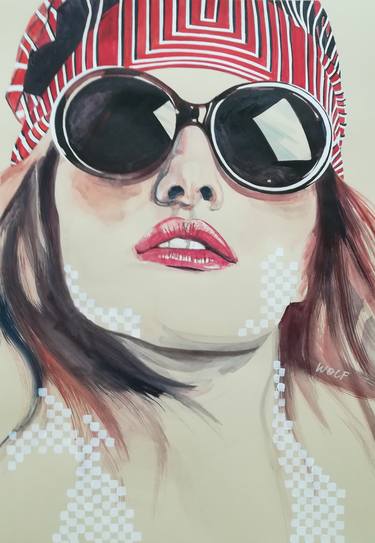 Original Pop Art Celebrity Paintings by Gigi And The Wolf