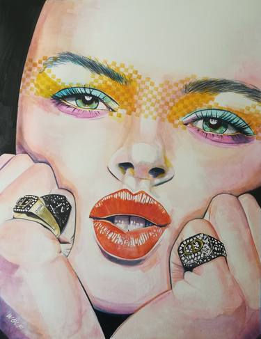 Print of Pop Art Fashion Paintings by Gigi And The Wolf