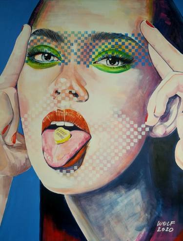 Original Pop Art Culture Paintings by Gigi And The Wolf