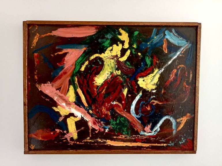 Original Abstract Expressionism Abstract Painting by Carol Barroso