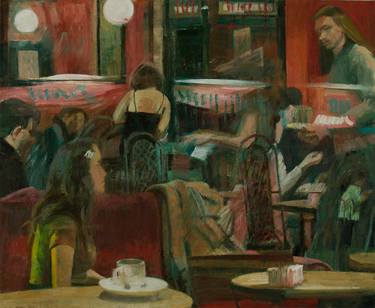 Print of Figurative Interiors Paintings by Elinore Schnurr