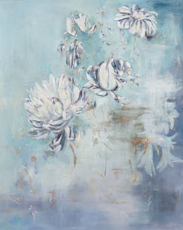 Original Fine Art Floral Paintings by Evalie Wagner