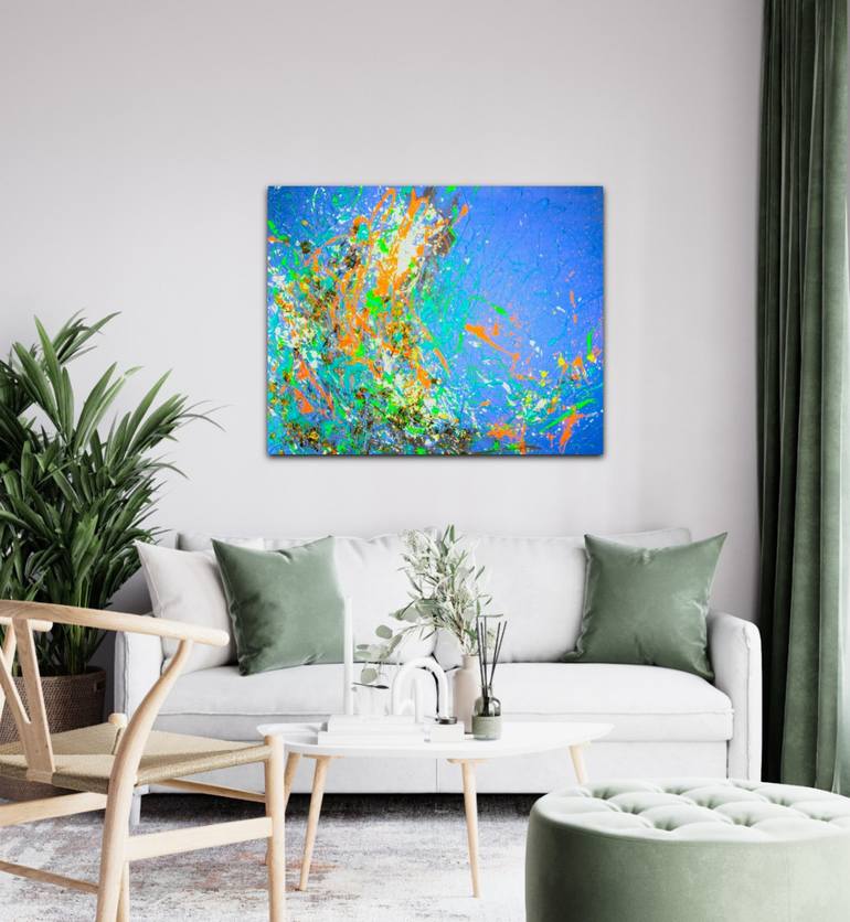 Original Abstract Expressionism Abstract Painting by Meghan Oare