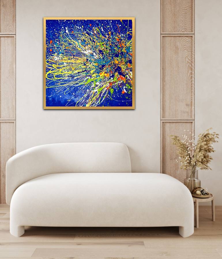 Original Abstract Expressionism Abstract Painting by Meghan Oare