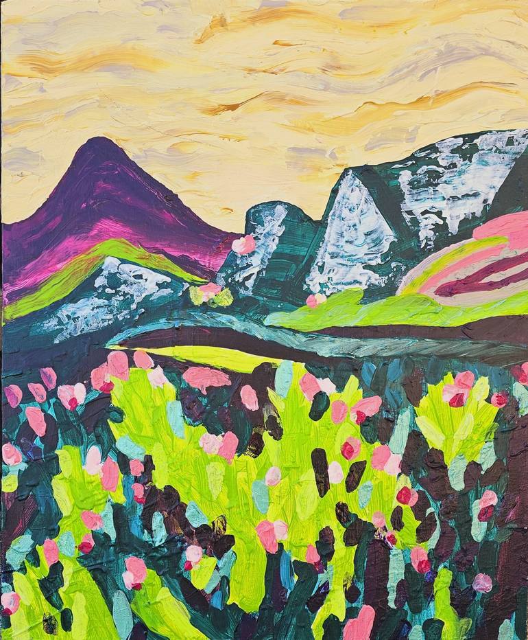 Original Abstract Nature Paintings by Meghan Oare