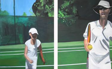 Print of Figurative Sports Paintings by Linda Kosoff