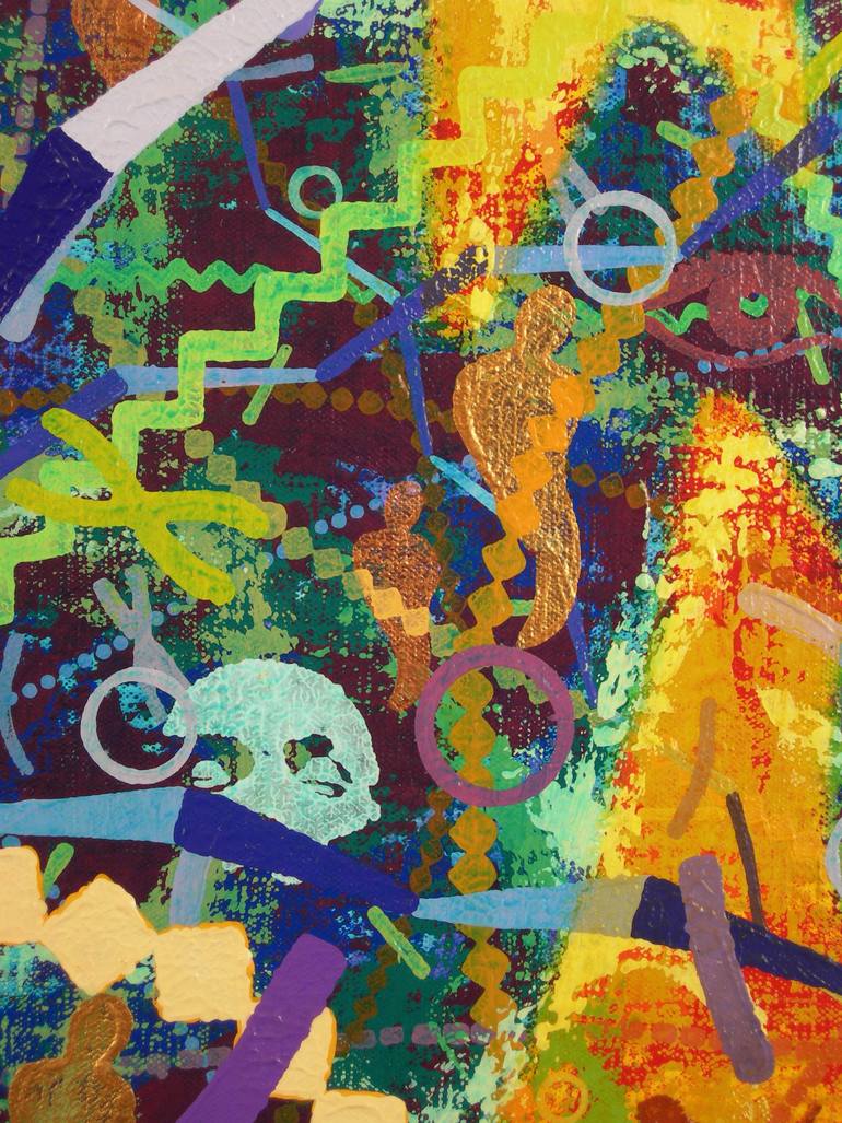 Original Conceptual Abstract Painting by Stephen Mauldin