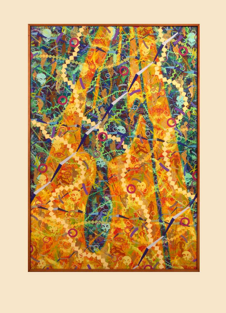Original Conceptual Abstract Painting by Stephen Mauldin