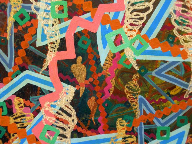 Original Conceptual Abstract Painting by Stephen Mauldin