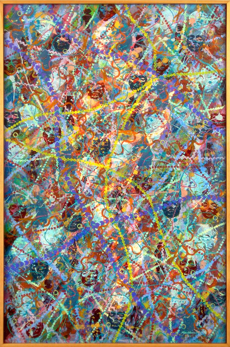 Original Conceptual Abstract Painting by Stephen Mauldin