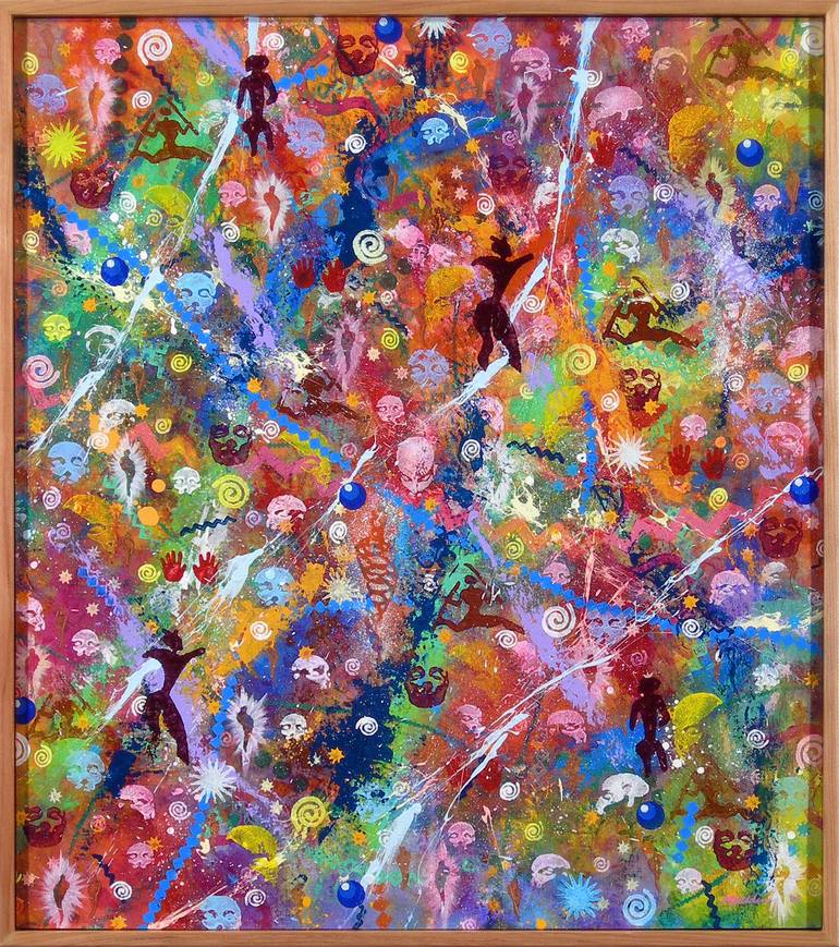 Original Conceptual Abstract Painting by Stephen Mauldin