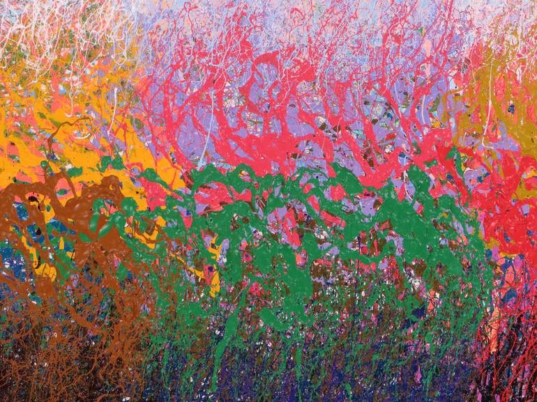 Original Conceptual Abstract Painting by Stephen Mauldin