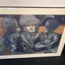 Work in a frame and with a passe-partout