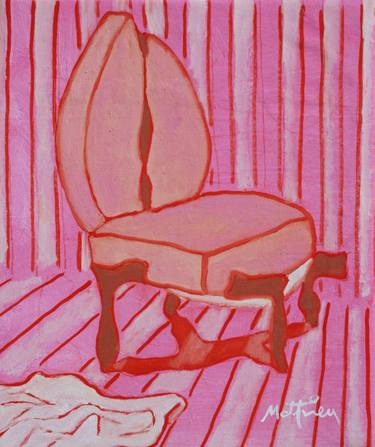Print of Expressionism Interiors Paintings by William Mathieu