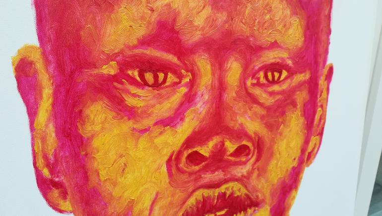 Original Conceptual People Painting by William Mathieu