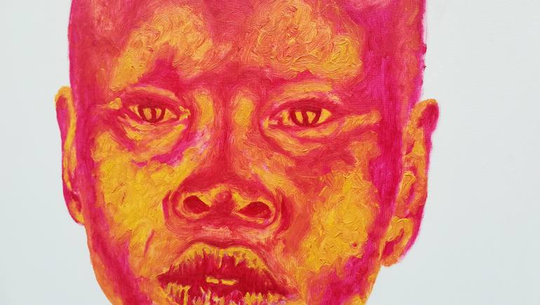 Original Conceptual People Painting by William Mathieu